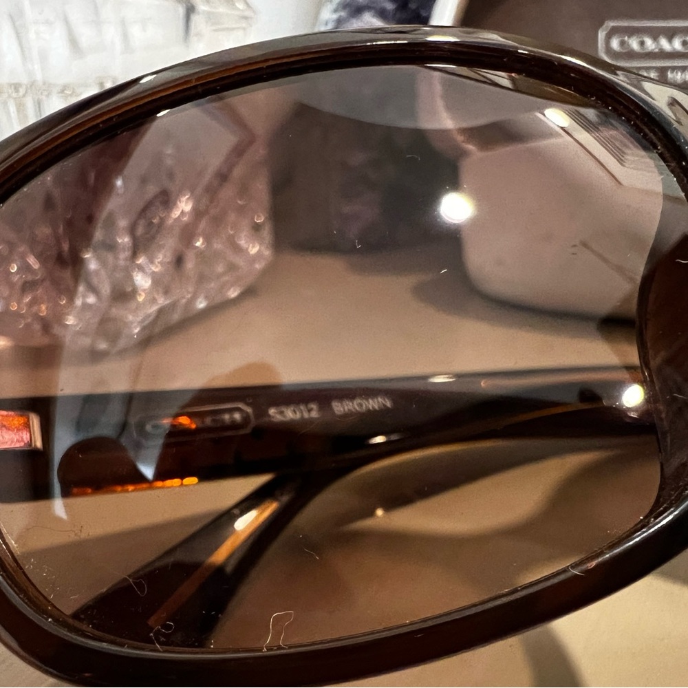 Coach S3012 Brown Sunglasses - Picture 6 of 9